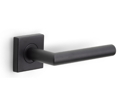 Formani - Deurkruk BASICS LB2-19BSQR53 geveerd op rozet mat zwart