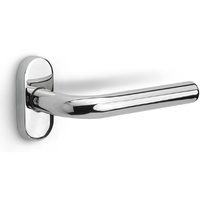 Formani - Deurkruk BASICS LB2-19B32G dubbel geveerd op rozet gepolijst rvs