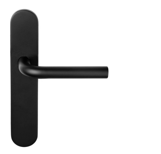 Formani - Deurkruk BASICS LB3-19P13SFC geveerd op rozet mat zwart