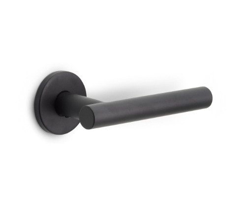 Formani - Deurkruk BASICS LB7-19 geveerd op rozet mat zwart