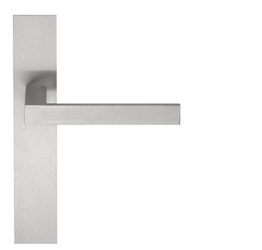 Formani - Deurkruk BASICS LSQ2P236SFC ongeveerd op blind schild mat rvs