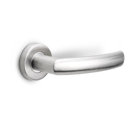 Formani - Deurkruk BASICS LB14 geveerd op rozet mat rvs