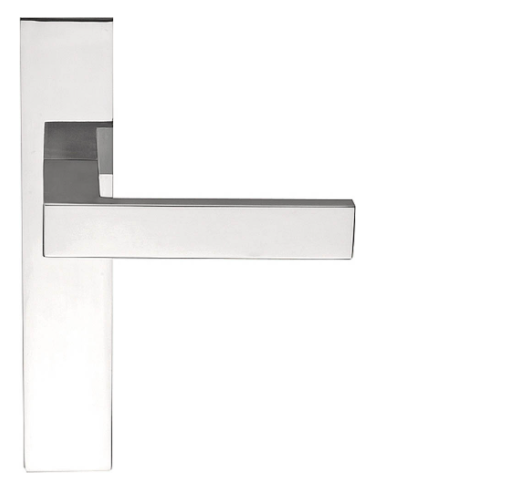 Formani - Deurkruk SQUARE LSQ4P236SFC ongeveerd op blind schild gepolijst rvs