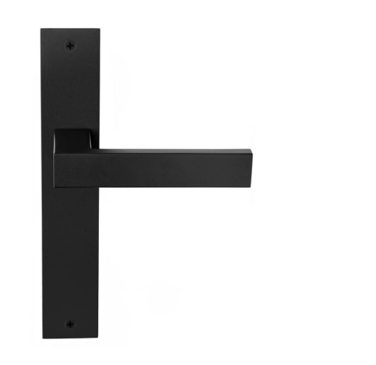 Formani - Deurkruk BASICS LSQ4P236SFC ongeveerd op blind schild mat zwart