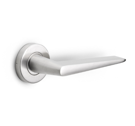Formani - Deurkruk BASICS LB21 geveerd op rozet mat rvs