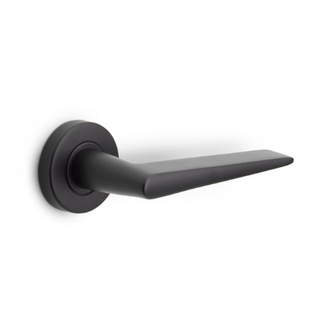 Formani - Deurkruk BASICS LB21 geveerd op rozet mat zwart