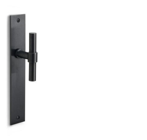 Formani - Deurkruk PIET BOON ONE PBT15P236SFC ongeveerd op blind schild PVD mat zwart