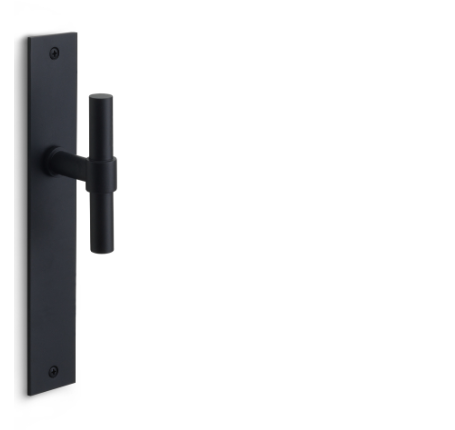 Formani - Deurkruk PIET BOON ONE PBT15P236SFC ongeveerd op blind schild mat zwart