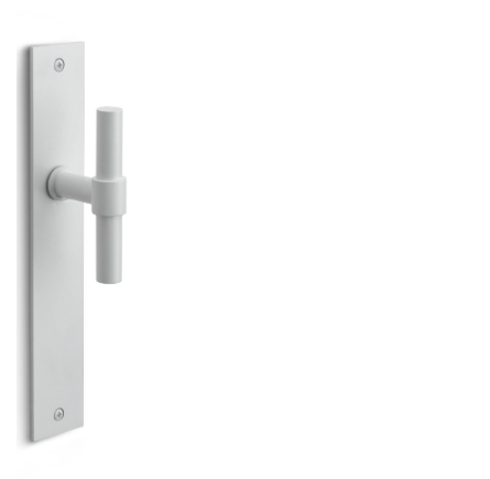 Formani - Deurkruk PIET BOON ONE PBT15P236SFC ongeveerd op blind schild wit