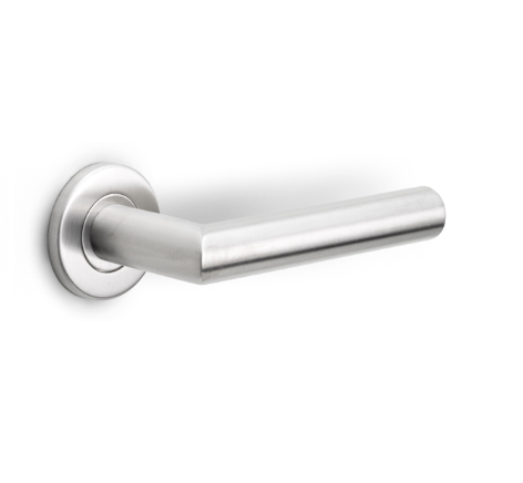 Formani - Deurkruk BASICS LB2L-22 EN1906 geveerd op rozet mat rvs