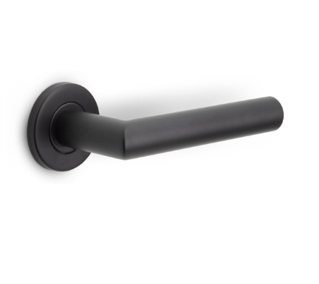 Formani - Deurkruk BASICS LB2L-22 EN1906 geveerd op rozet mat zwart