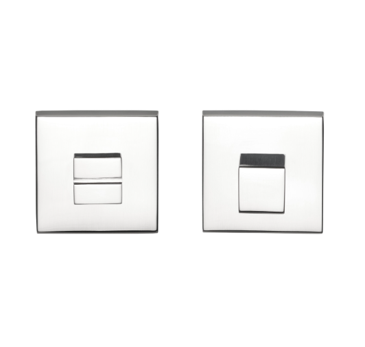 Formani - Toiletgarnituur SQUARE LSQWC50B gepolijst rvs